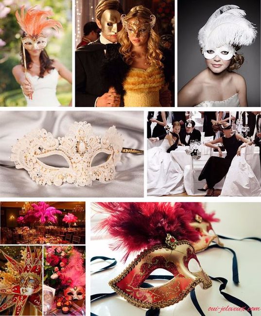 Inspiration mariage carnaval de Venise! 16