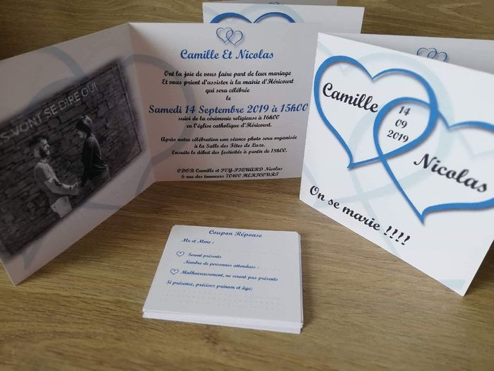 Faire part mariage - 1