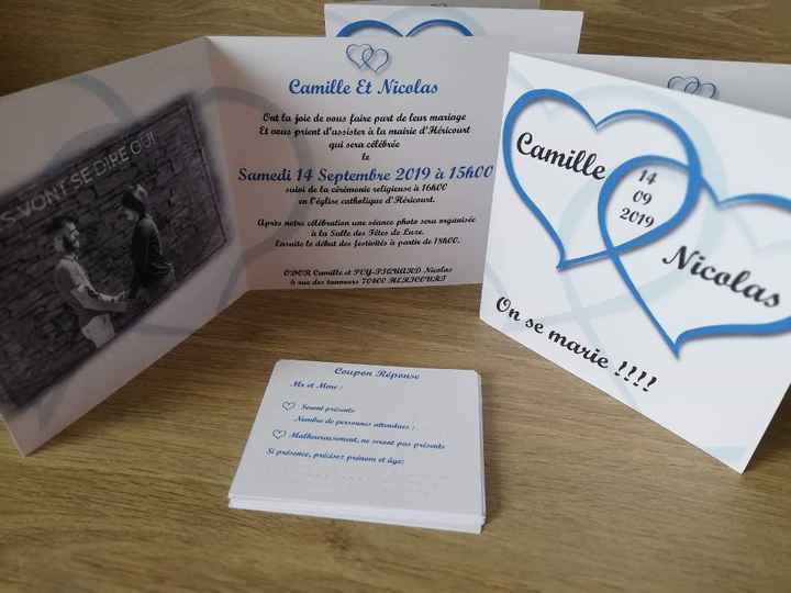 Faire part mariage - 1