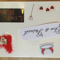 La décoration ange et démon (ou rouge et blanc) - 3