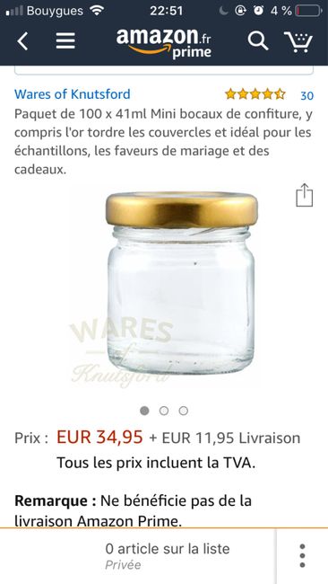 Cadeau aux invités - 1