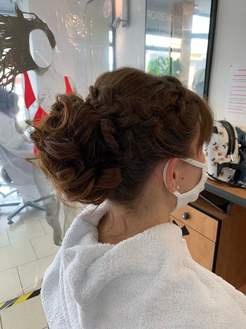 Essai coiffure trop contente 😉 - 2