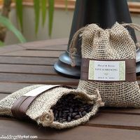 sachets de cafÃ© - cadeaux pour invitÃ©s