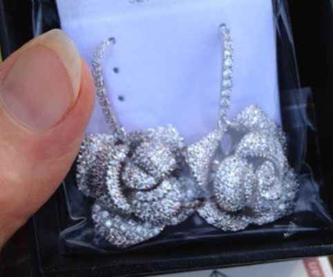 Boucles d'oreilles mariage