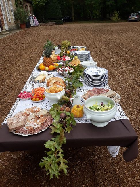 Chemin de table feuillage 2