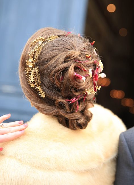 Faire part et deco mariage végétal cuivré - 1