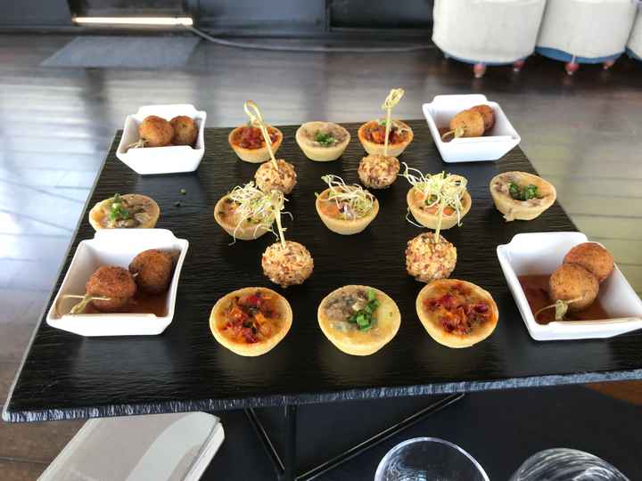 Repas de réception végétarien - 1