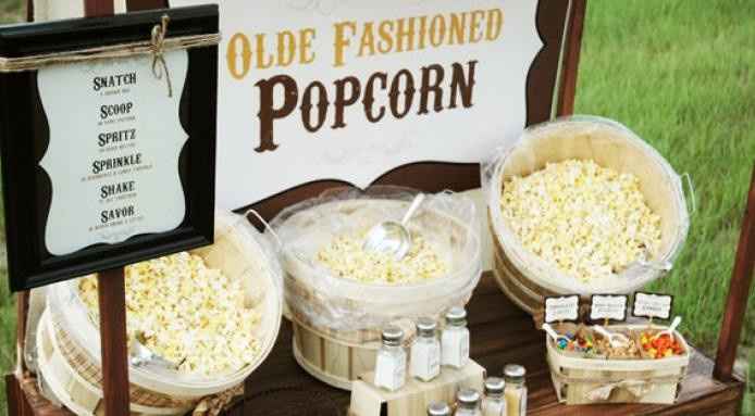 Bar à pop corn