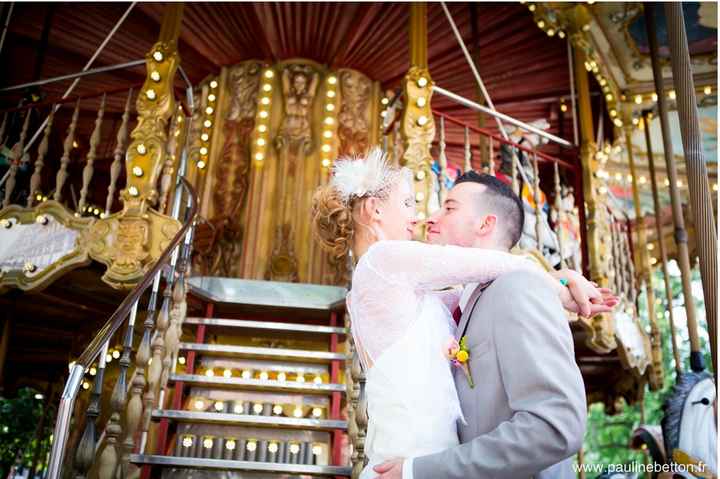 Les mariés au Carrousel !