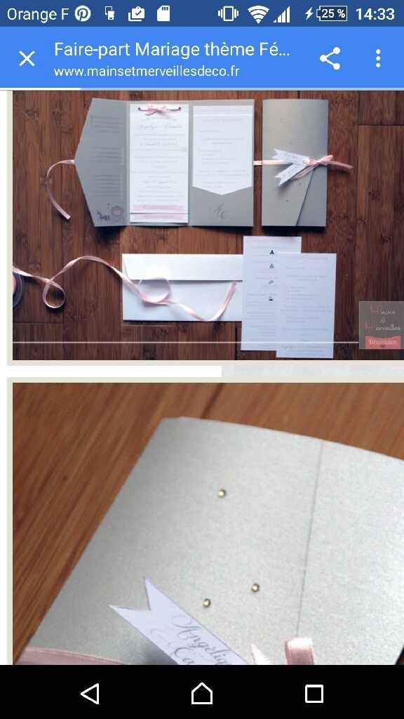 Papier faire-part - 1