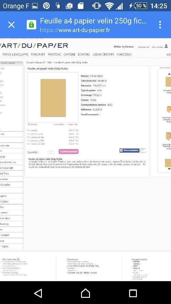 Papier faire-part - 2