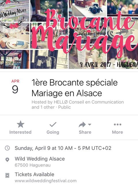 9 avril 2017 - brocante 100% mariage - 1