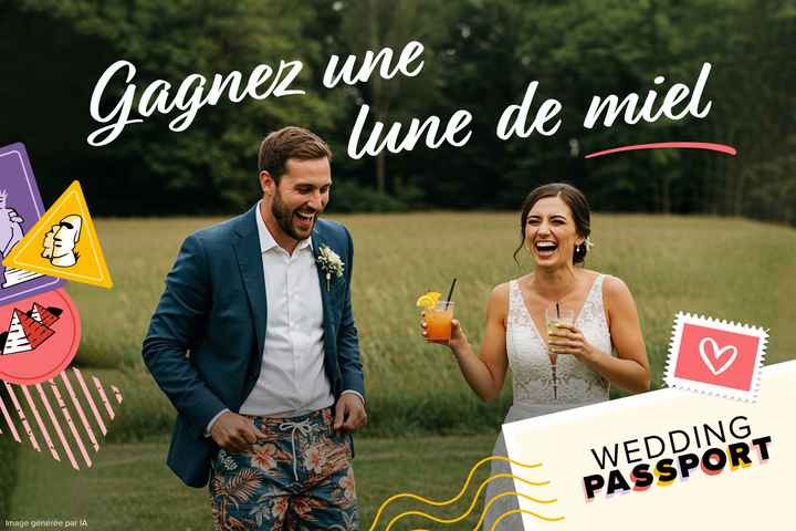 Gagnez votre lune de miel de rêve ! ✈️☀️Participez ici 😍👇 - 2