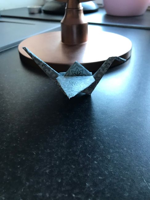 Dye guirlandes de grue Origami Help - 1