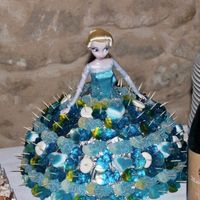 poupée Elsa en bonbons 