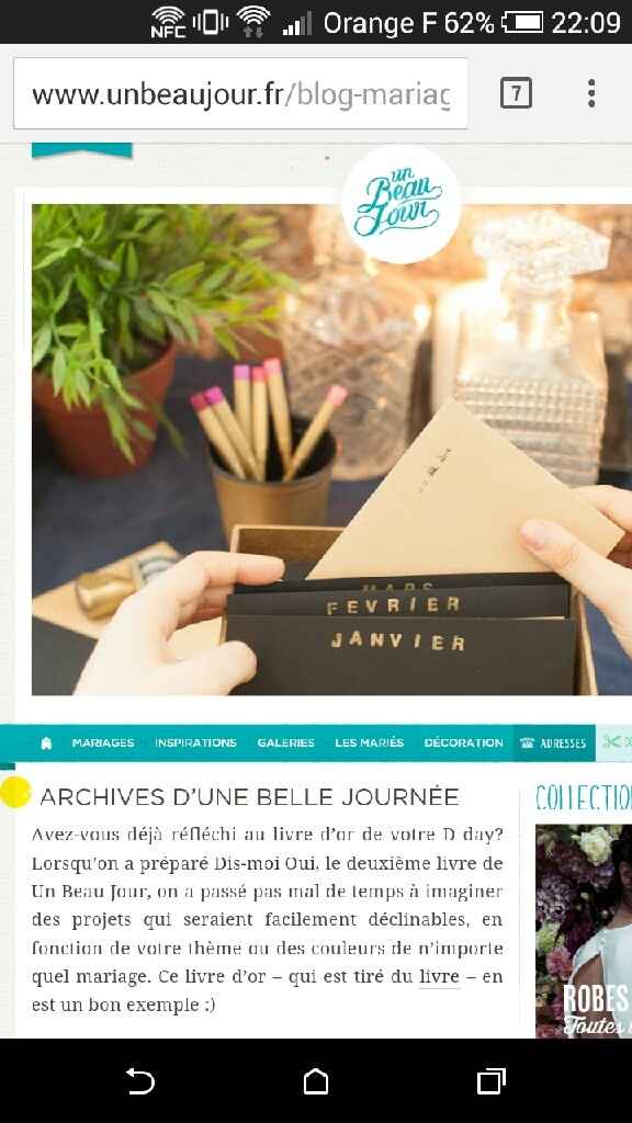 Où avez-vous acheté votre livre d'or? - 1