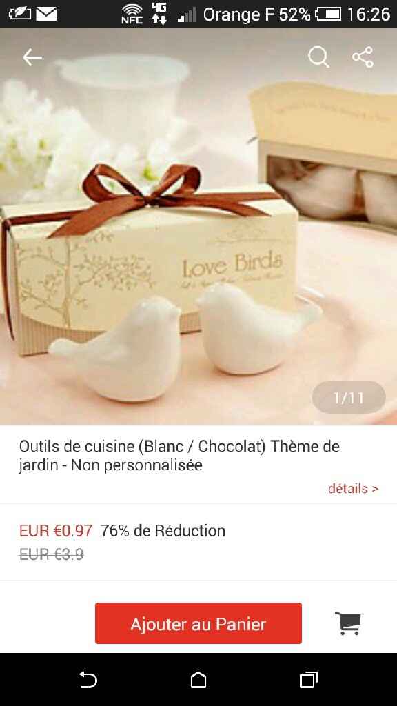 Cadeaux pour les invités, des idées ?!!! - 1