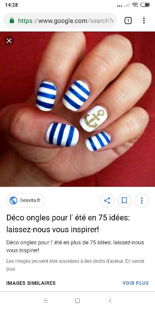 Inspiration déco ongles thème mer - 2