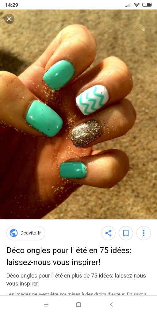 Inspiration déco ongles thème mer - 3
