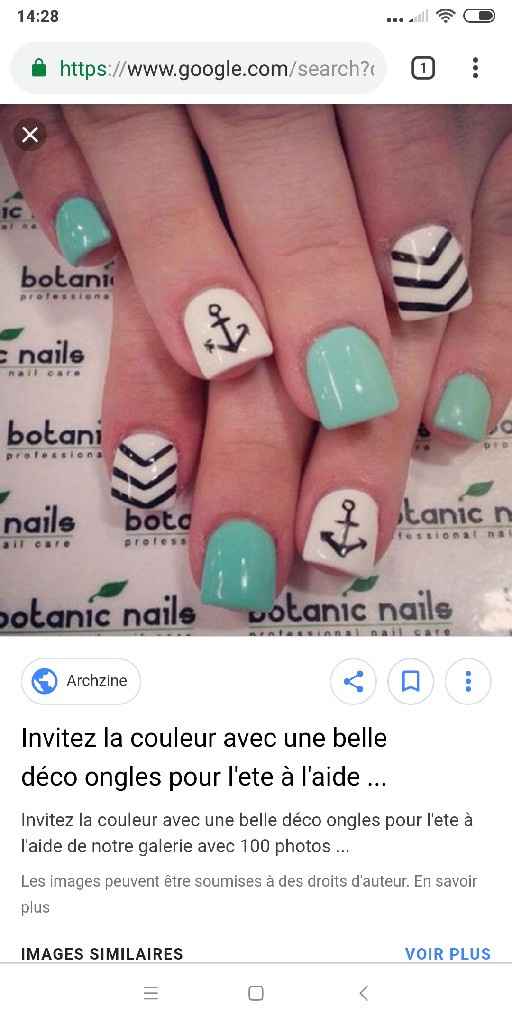 Inspiration déco ongles thème mer - 6