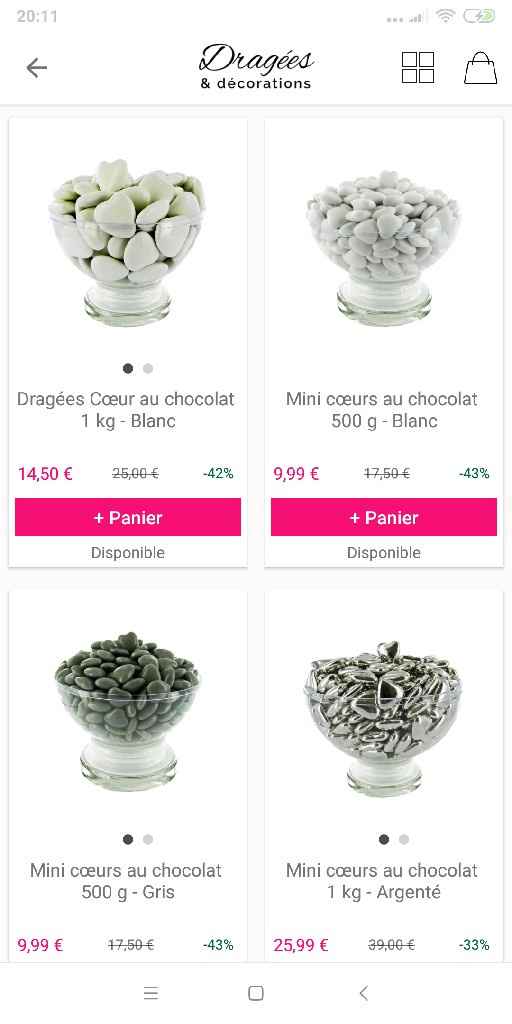Vente Showroomprive bonbons dragées décoration - 2