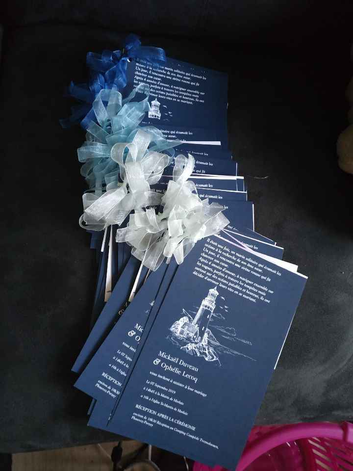 Faire part reçus et arrangés - 1