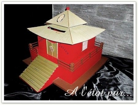 pagode urne mariage