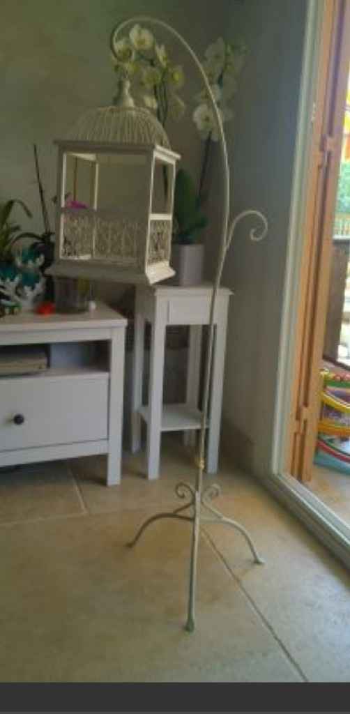 Déco cage oiseaux sur pieds - 1