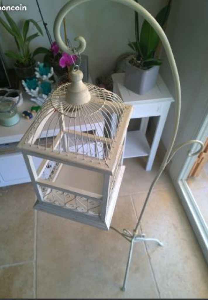 Déco cage oiseaux sur pieds - 2