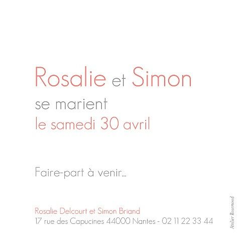 Photo pour notre save the date - 3