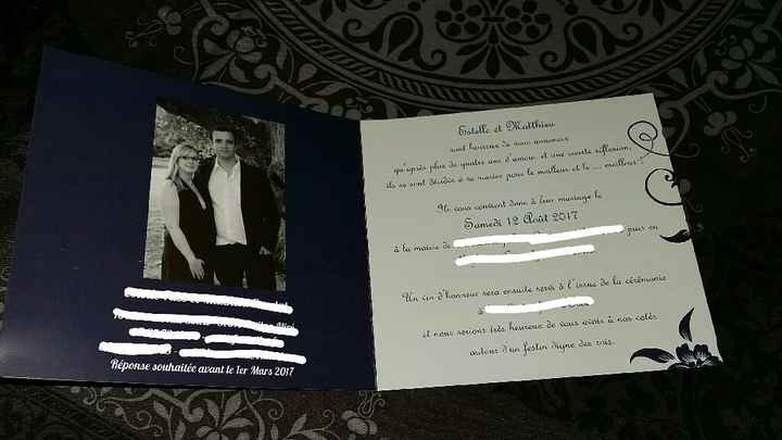 Trop contente de mon faire part - 1