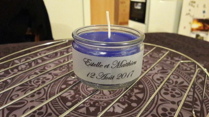 L'évolution de mes bougies - 1