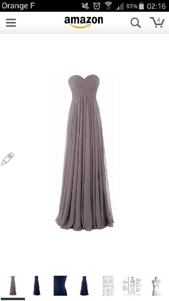 Je recherche ce style de robe demoiselle d'honneur - 1