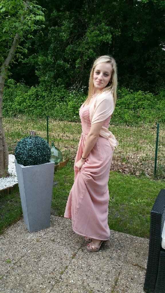 Tenue demoiselle d'honneur mariage de ma maman - 3