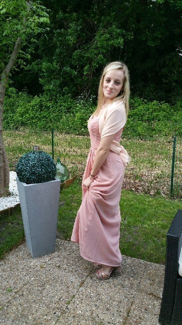 Tenue demoiselle d'honneur mariage de ma maman - 3