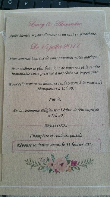 Montrez moi vos diy faire part - 4