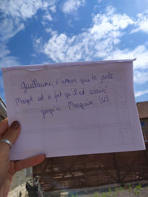 love note besoins D'aide svp 6