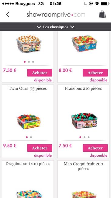Bons plans haribos sur showroomprive - 2