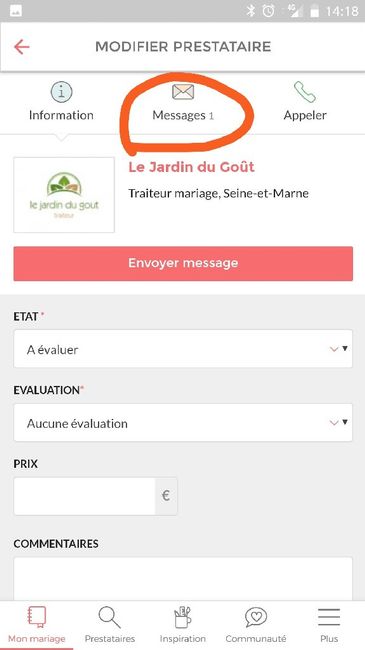  Comment voir les messages envoyés ? - 2