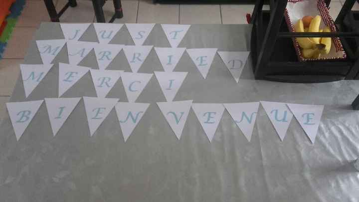 Petite déco girlandes fanions - 1