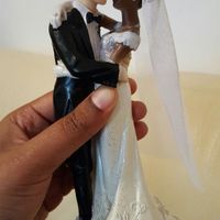 Figurine mariés gateau - 1