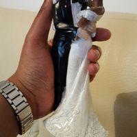 Figurine mariés gateau - 2