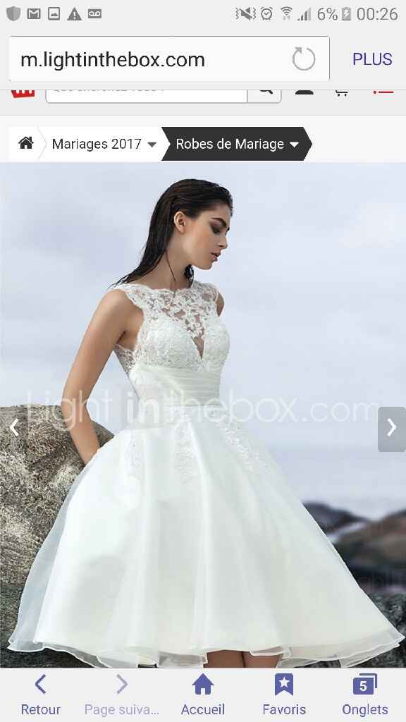 Robe lendemain de mariage - 1