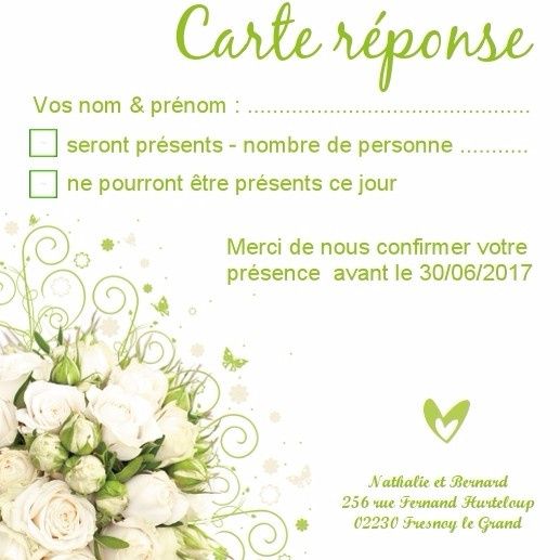 Faire part invitation suite
