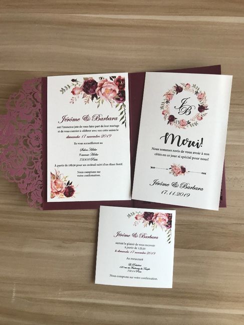 Faire-part mariage - 2
