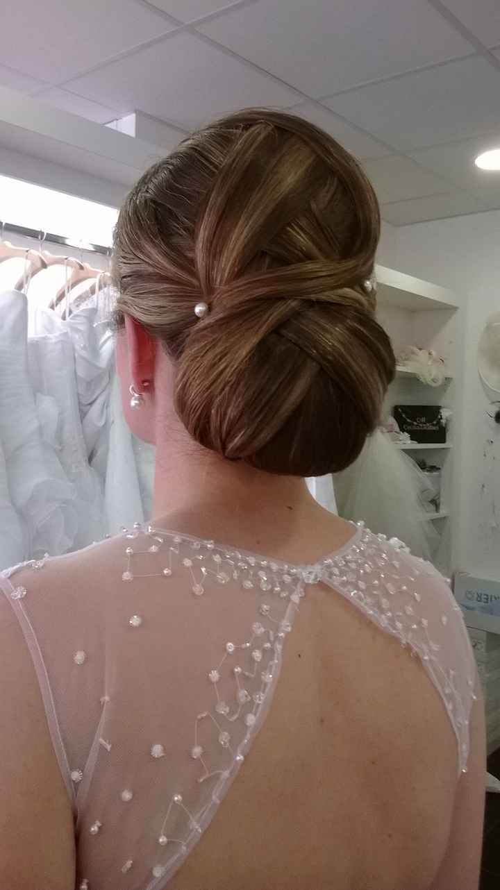 Chignon + robe