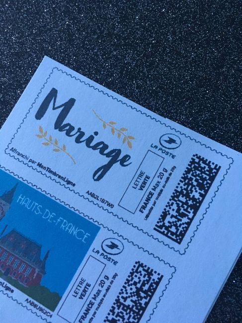 Timbre spécial mariage ou pas ? 1