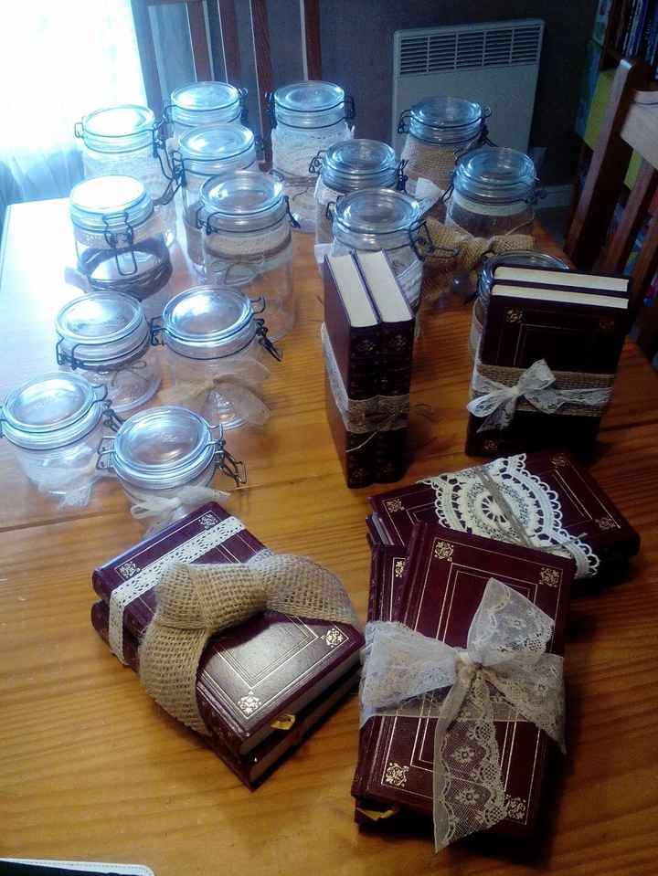 Déco de table, ça avance 