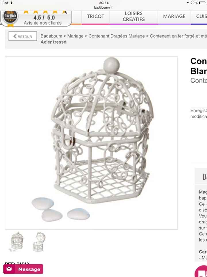 Contenant à dragée - 1