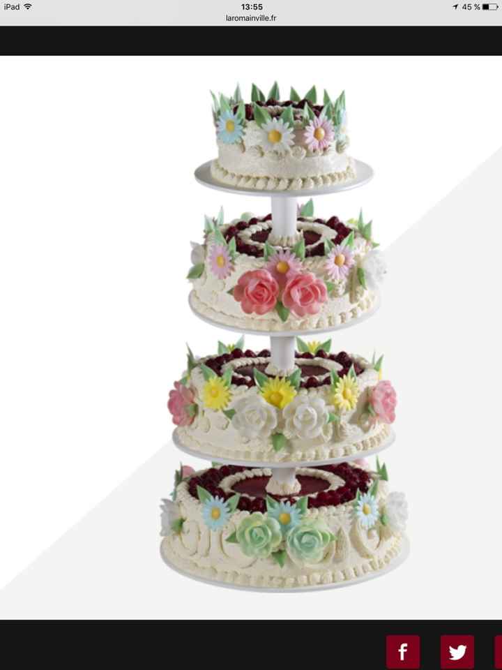 Gateau de mariage commandé - 1